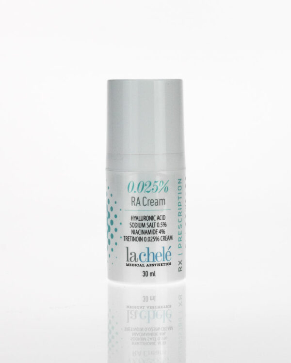 Tretinoin 0.025% & Niacinamide cream.