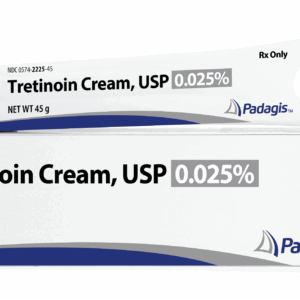 Tretinoin 0.025% cream, 45g tube