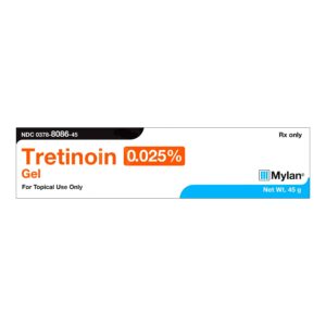 Tretinoin 0.05% Gel, 45gm tube