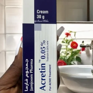 Acretin Cream tube.