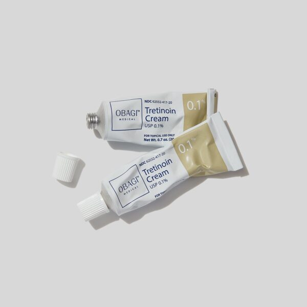 Obagi Tretinoin 1% cream tube.