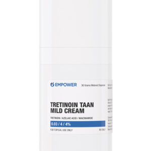 Tretinoin cream, pharmacy-dispensed.