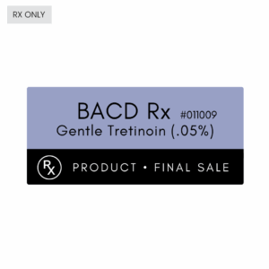 Tretinoin 0.05% topical cream tube