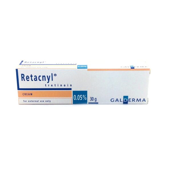 Tretinoin 0.025% cream, Galderma.