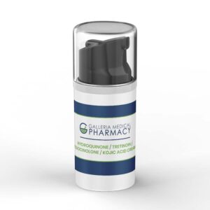 Fluocinolone Hydroquinone Tretinoin cream tube.