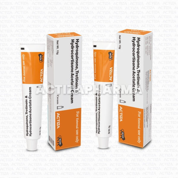 Hydroquinone Tretinoin Corticosteroid Cream tube