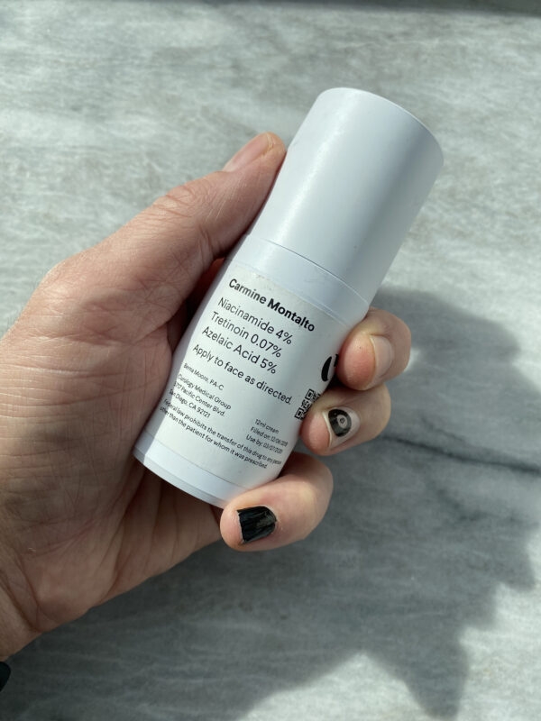 Curology Tretinoin Cream, skincare product.