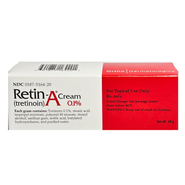 Retin-A Tretinoin Cream 0.1% - Product Image