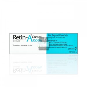 Tretinoin Cream 0.05% Retin-A, 20g tube