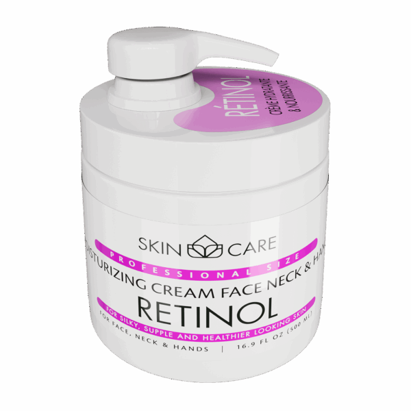 Tretinoin cream for neck, skincare product.