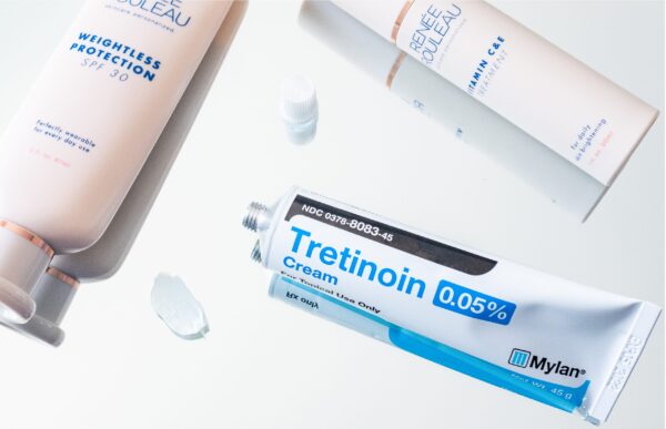 Retinol prescription cream, skincare product.
