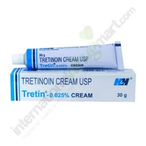 Tretinoin Cream 0.025% OTC. Product image.