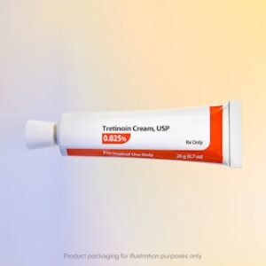 Tretinoin cream tube.