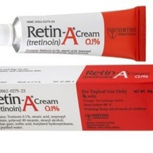 Tretinoin cream for dark neck treatment.