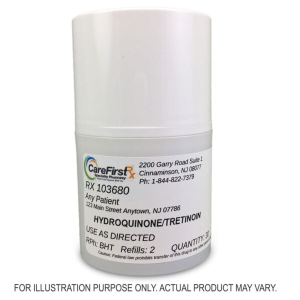 Hydroquinone and Tretinoin cream or topical treatment.