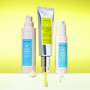 Tretinoin Cream, Yellow. Acne treatment.