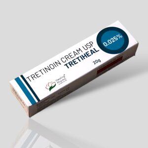 Tretiheal Tretinoin 0.025% cream packaging