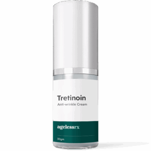 Tretinoin cream for wrinkle reduction.
