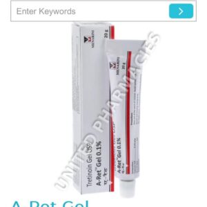 Tretinoin cream tube.
