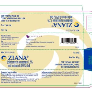 Ziana Gel acne treatment.